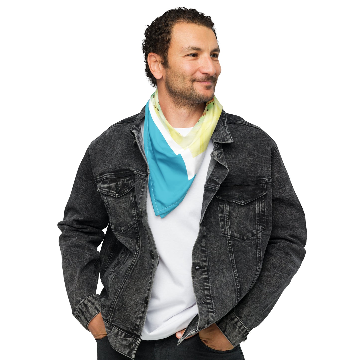Berehynia with Sunflower Seeds Bandana Scarf