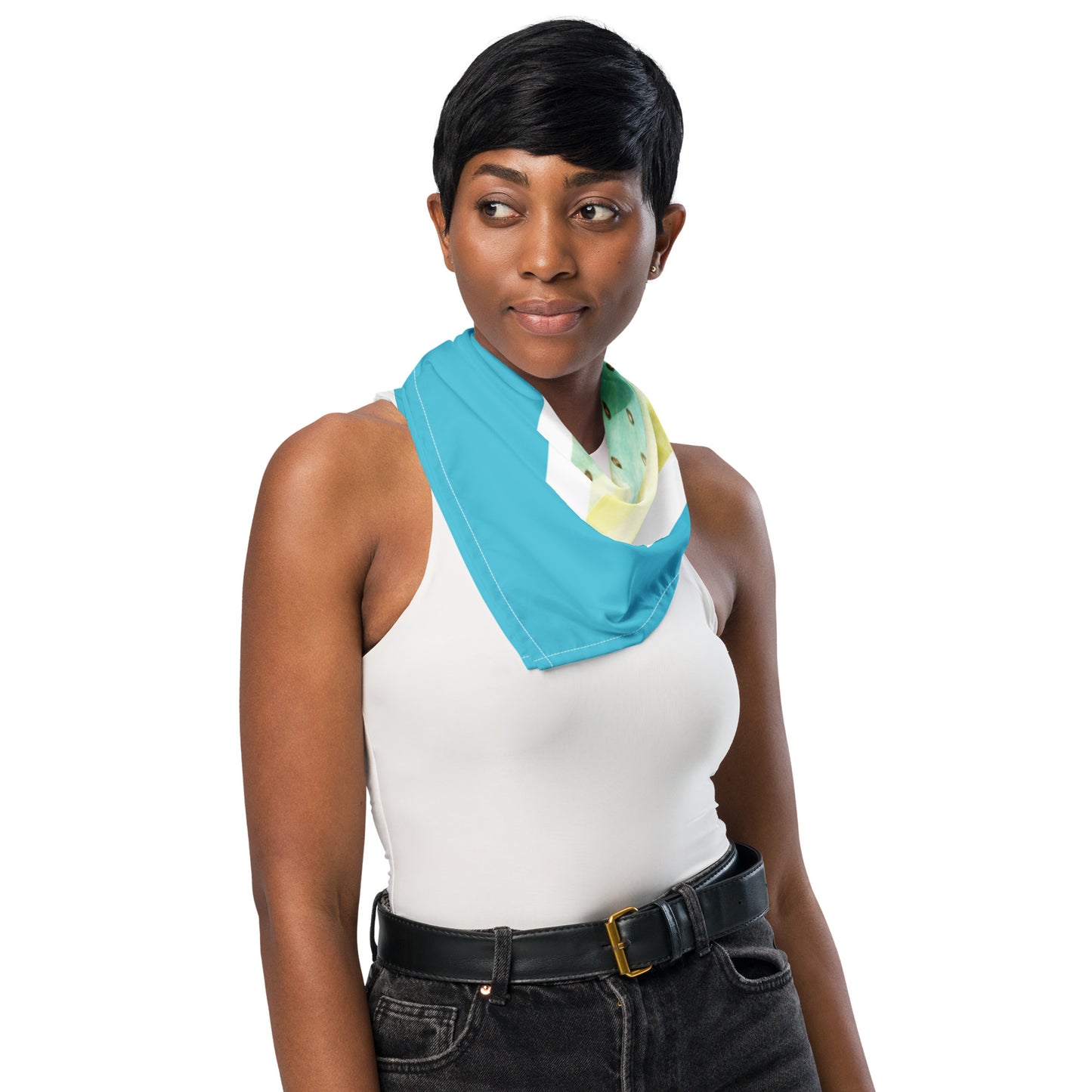 Berehynia with Sunflower Seeds Bandana Scarf