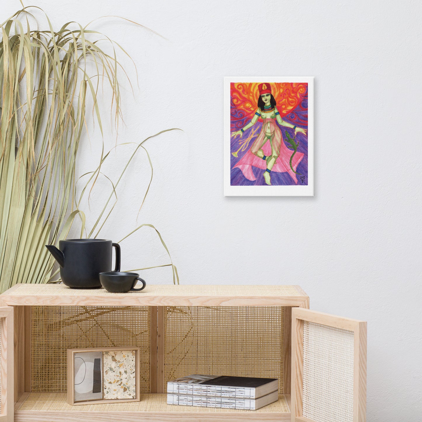 Neith Opener of the Ways Canvas Print
