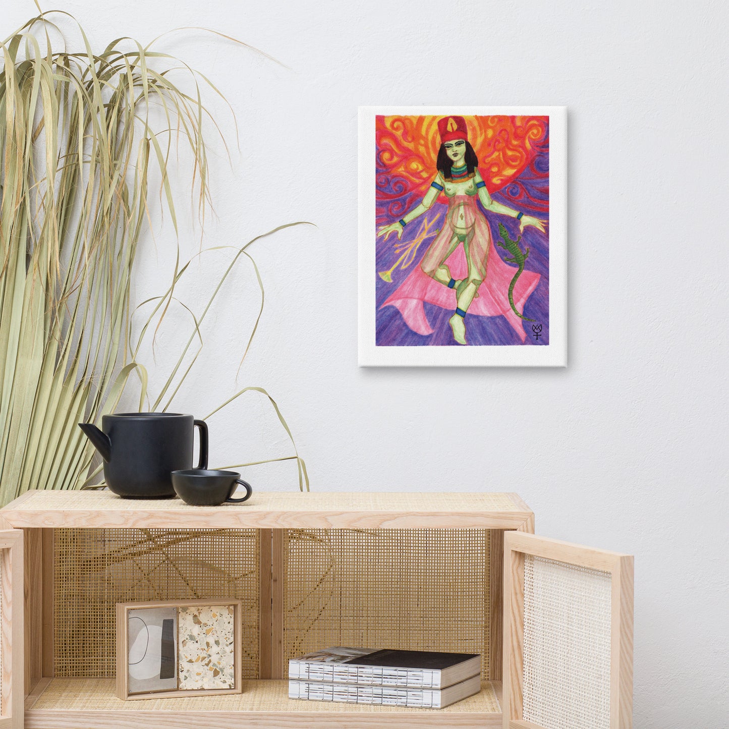 Neith Opener of the Ways Canvas Print