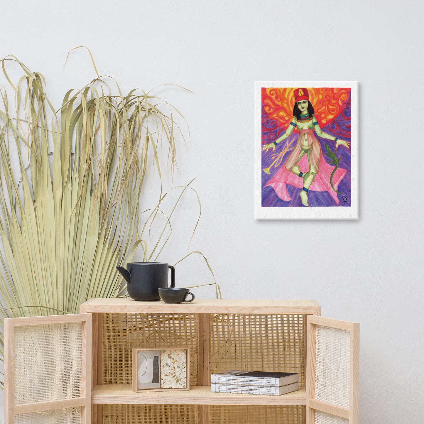 Neith Opener of the Ways Canvas Print