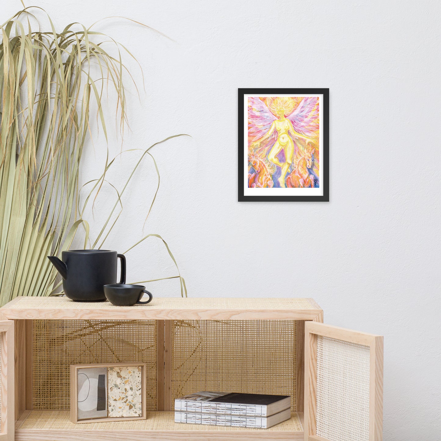 Eos Goddess of the Dawn Framed Poster