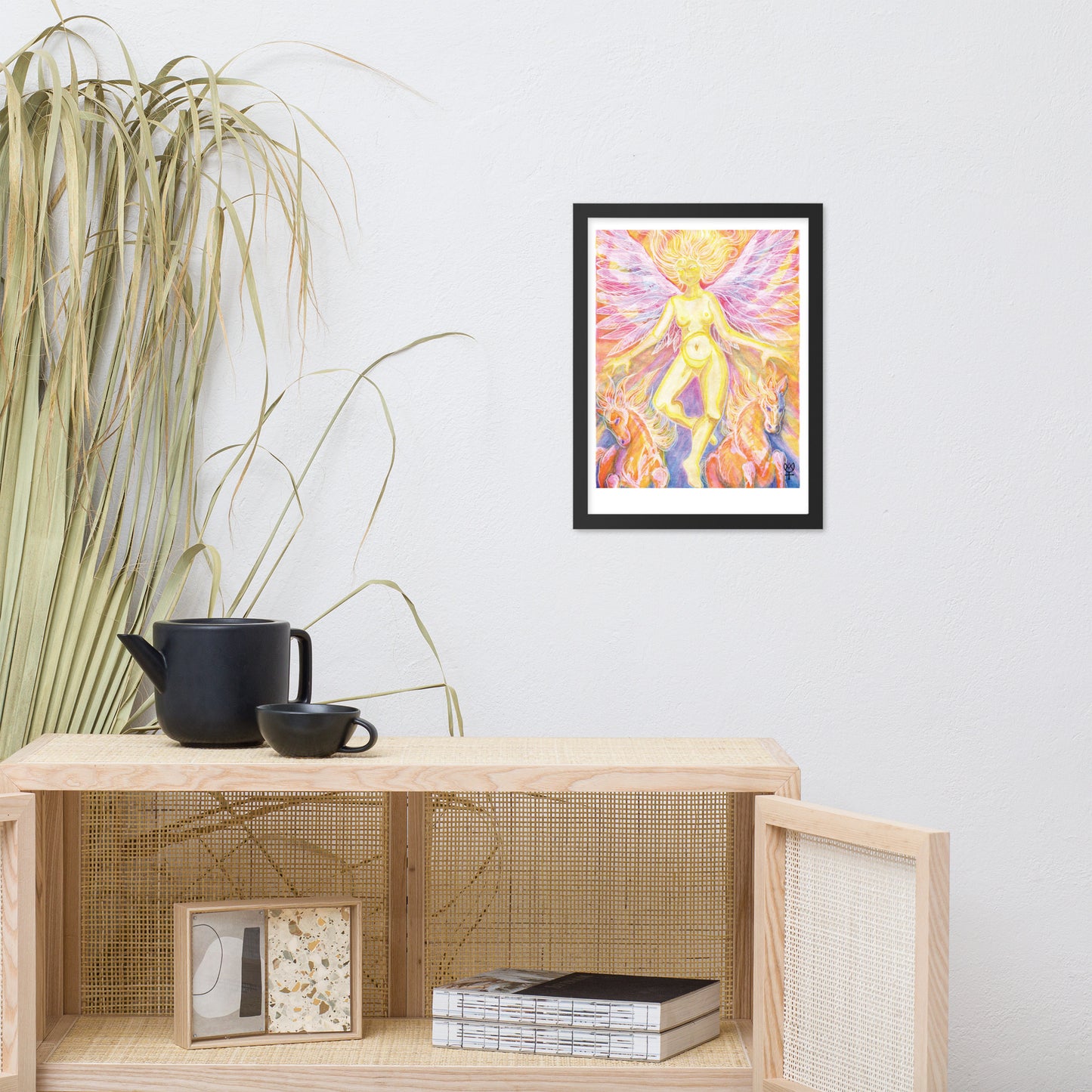 Eos Goddess of the Dawn Framed Poster