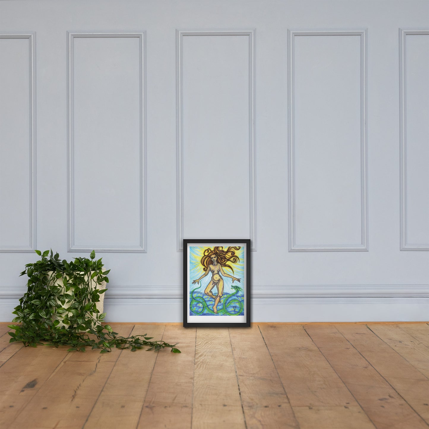 Tethys Primordial Mother Framed Poster