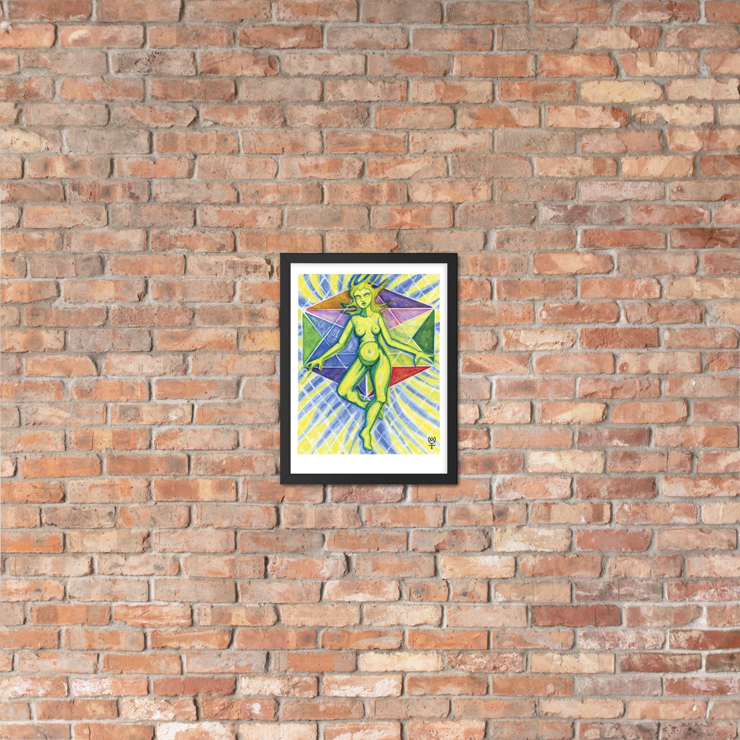 Theia Goddess of Light Framed Poster