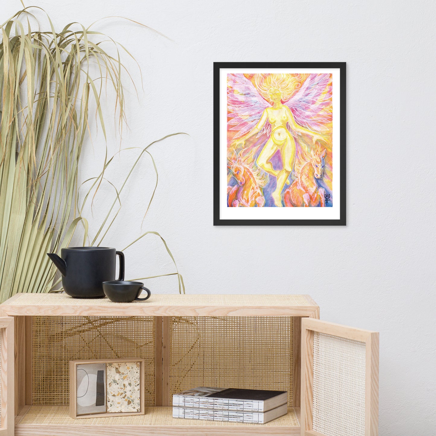 Eos Goddess of the Dawn Framed Poster
