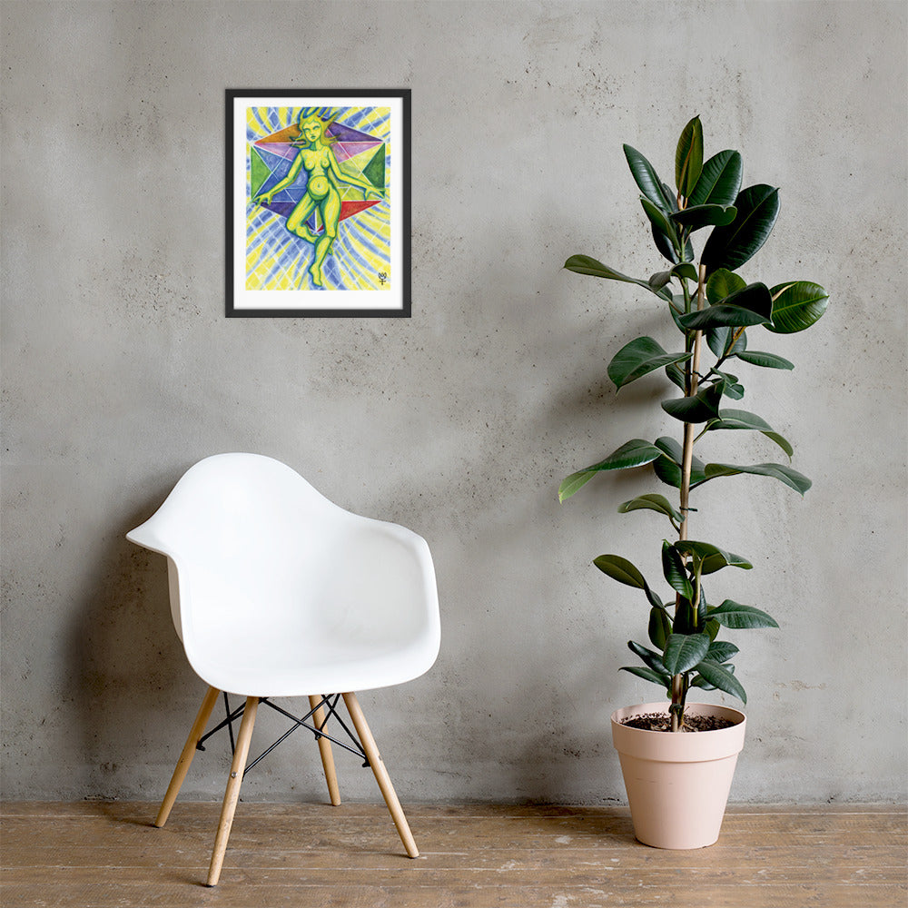 Theia Goddess of Light Framed Poster