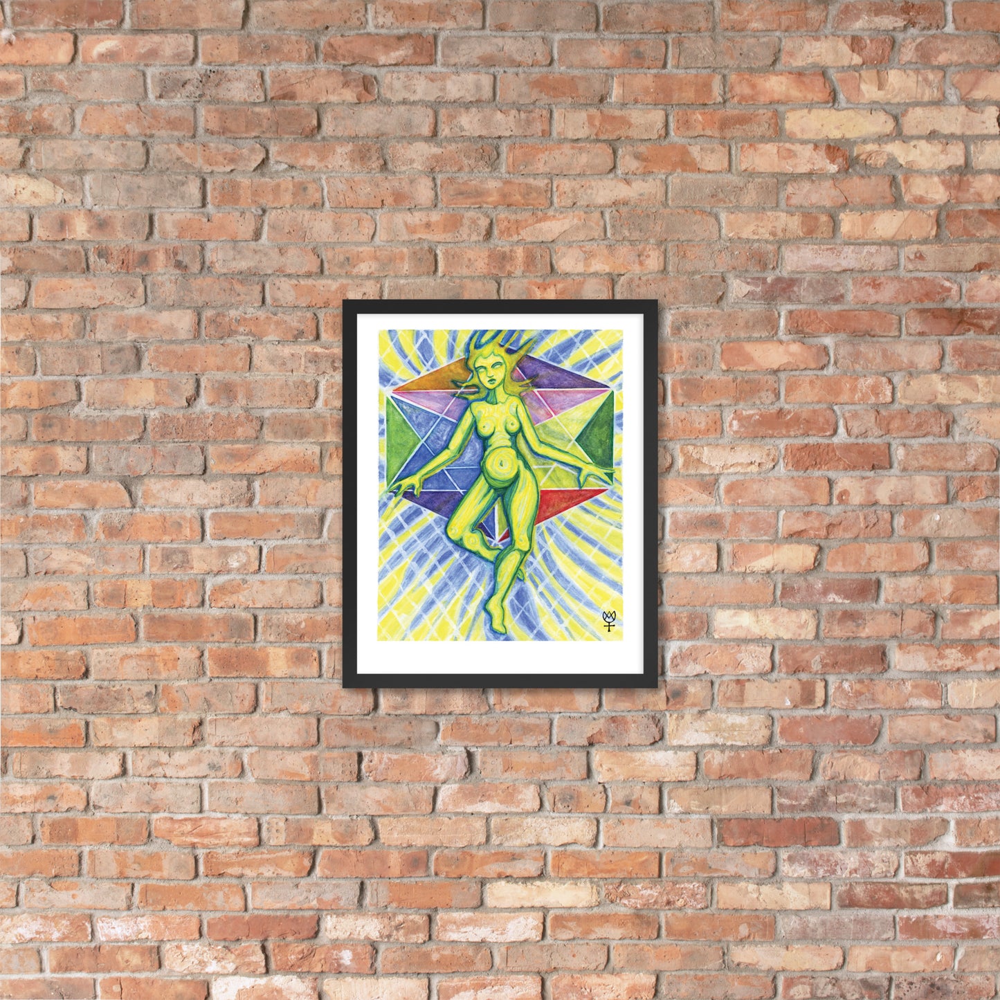 Theia Goddess of Light Framed Poster