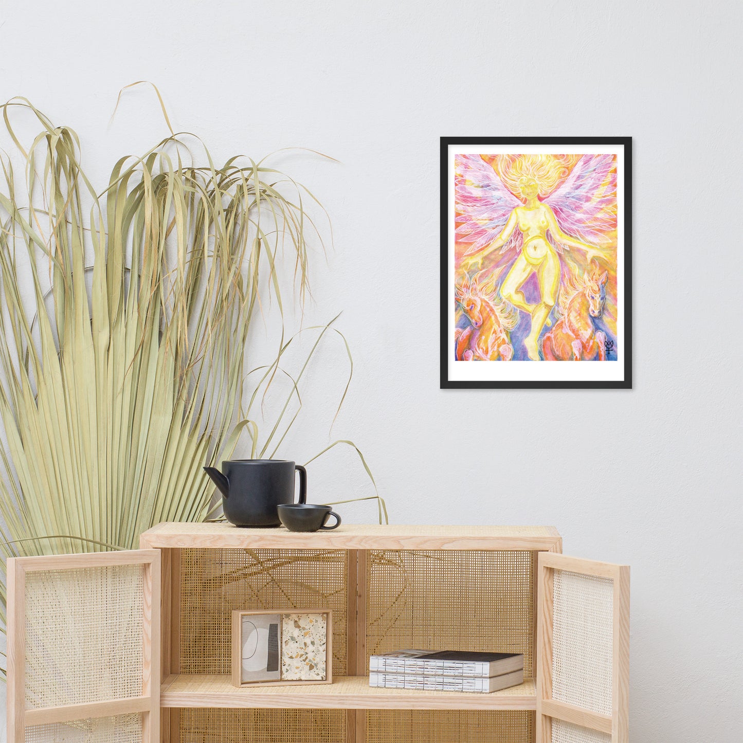 Eos Goddess of the Dawn Framed Poster