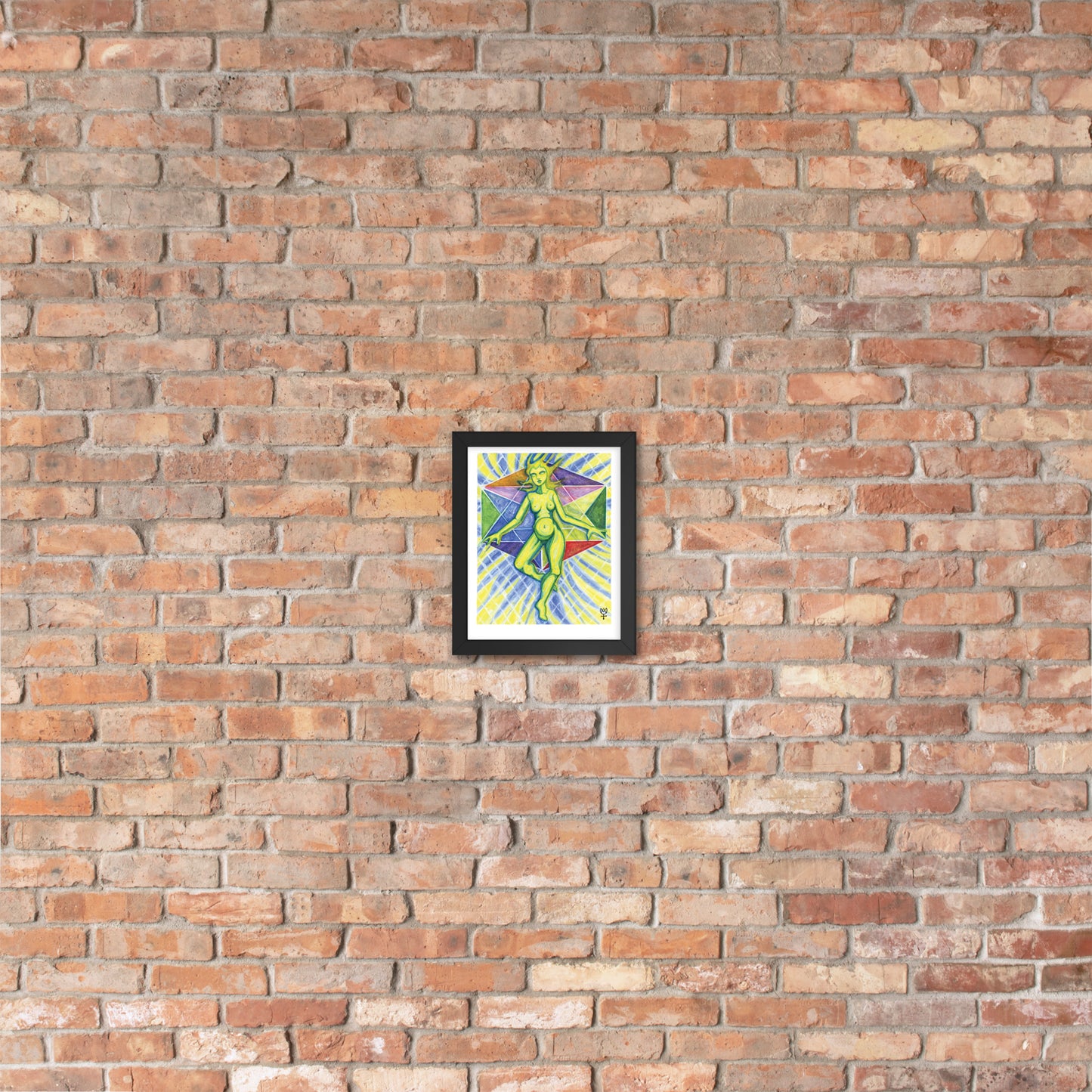 Theia Goddess of Light Framed Poster