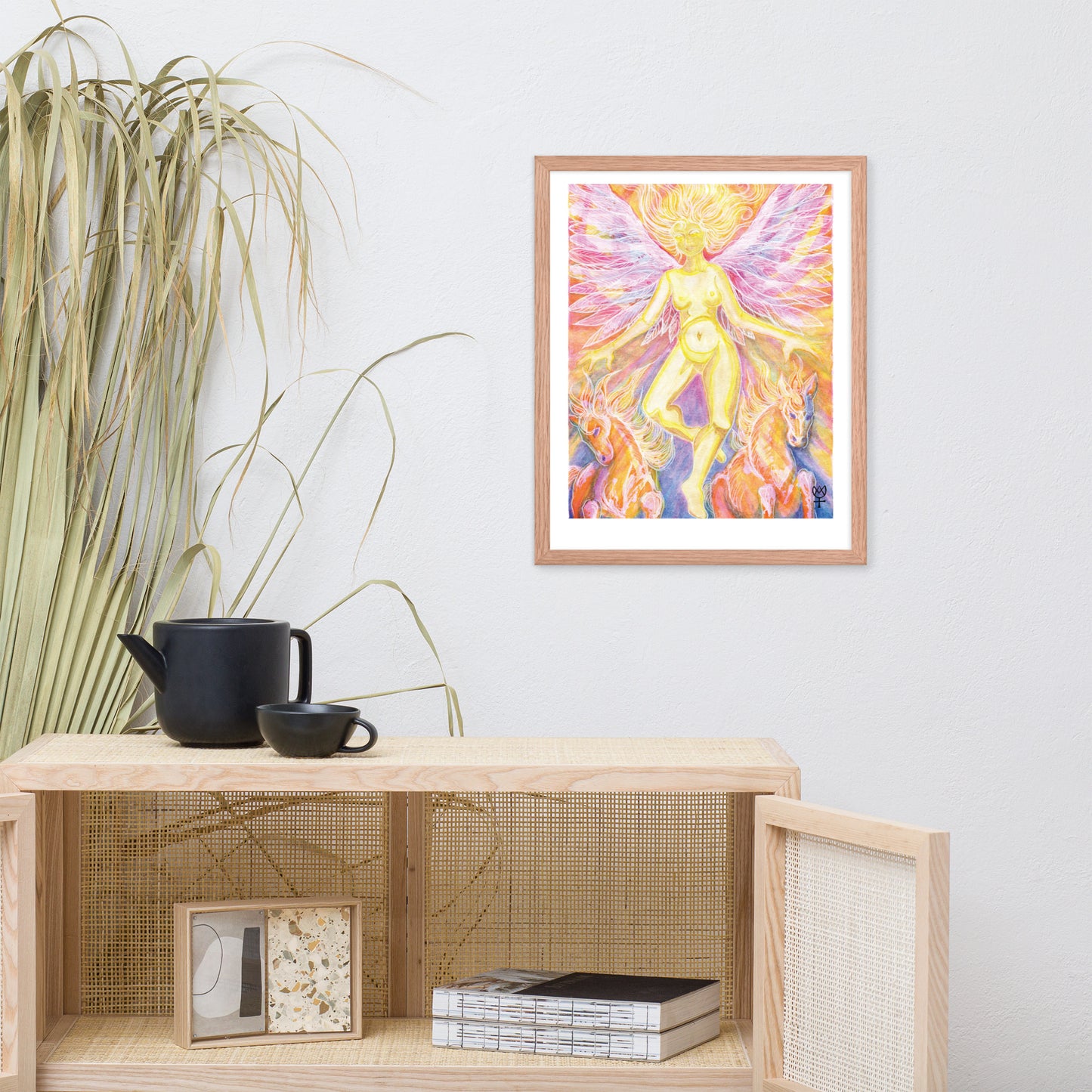 Eos Goddess of the Dawn Framed Poster