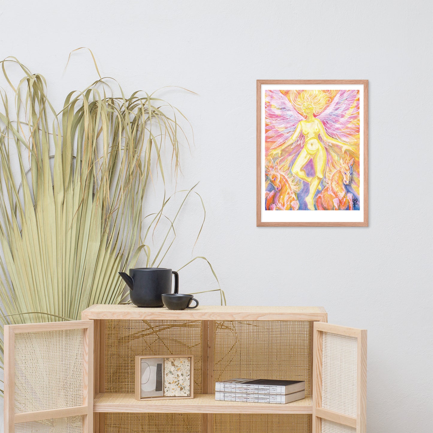 Eos Goddess of the Dawn Framed Poster