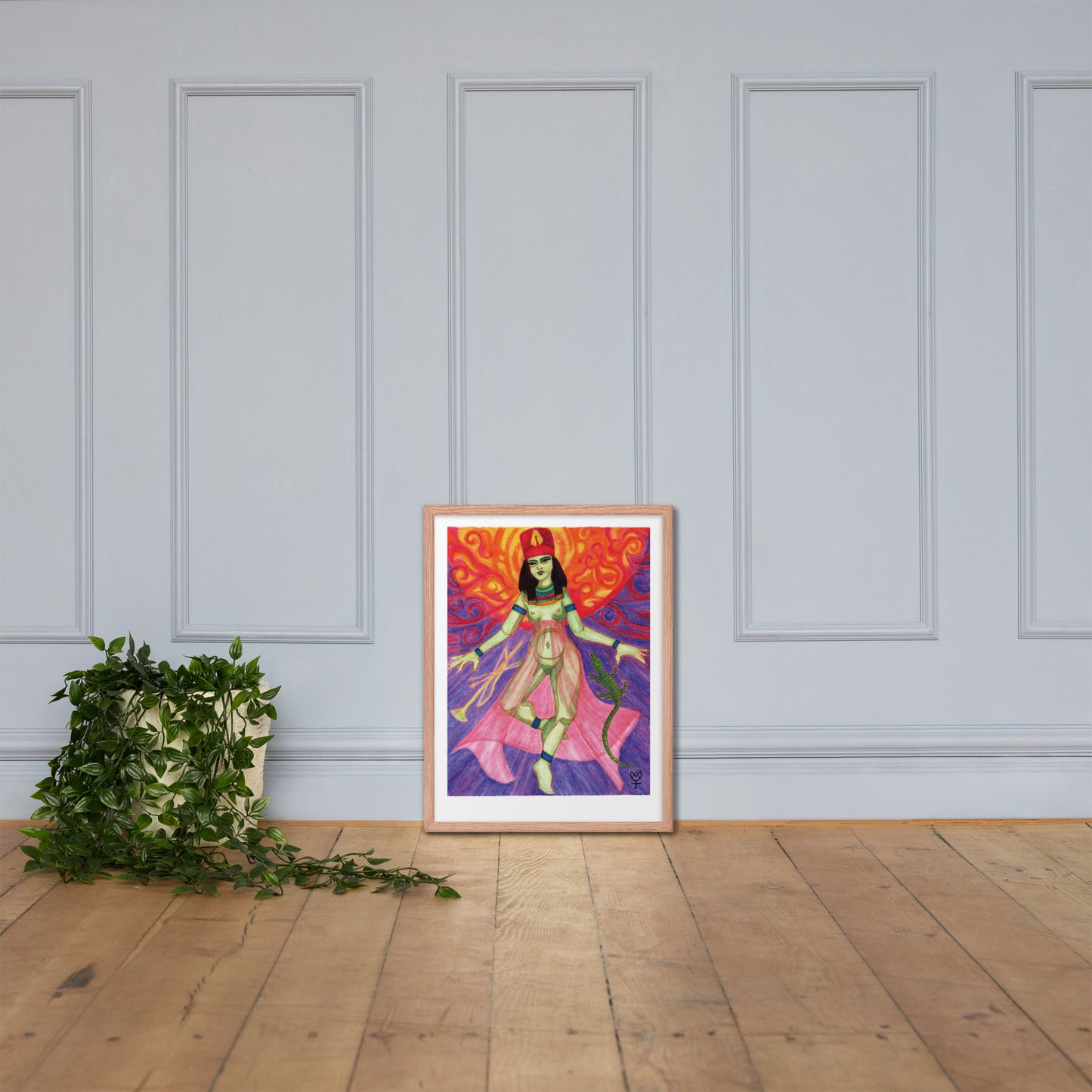 Neith Opener of the Ways Framed Poster