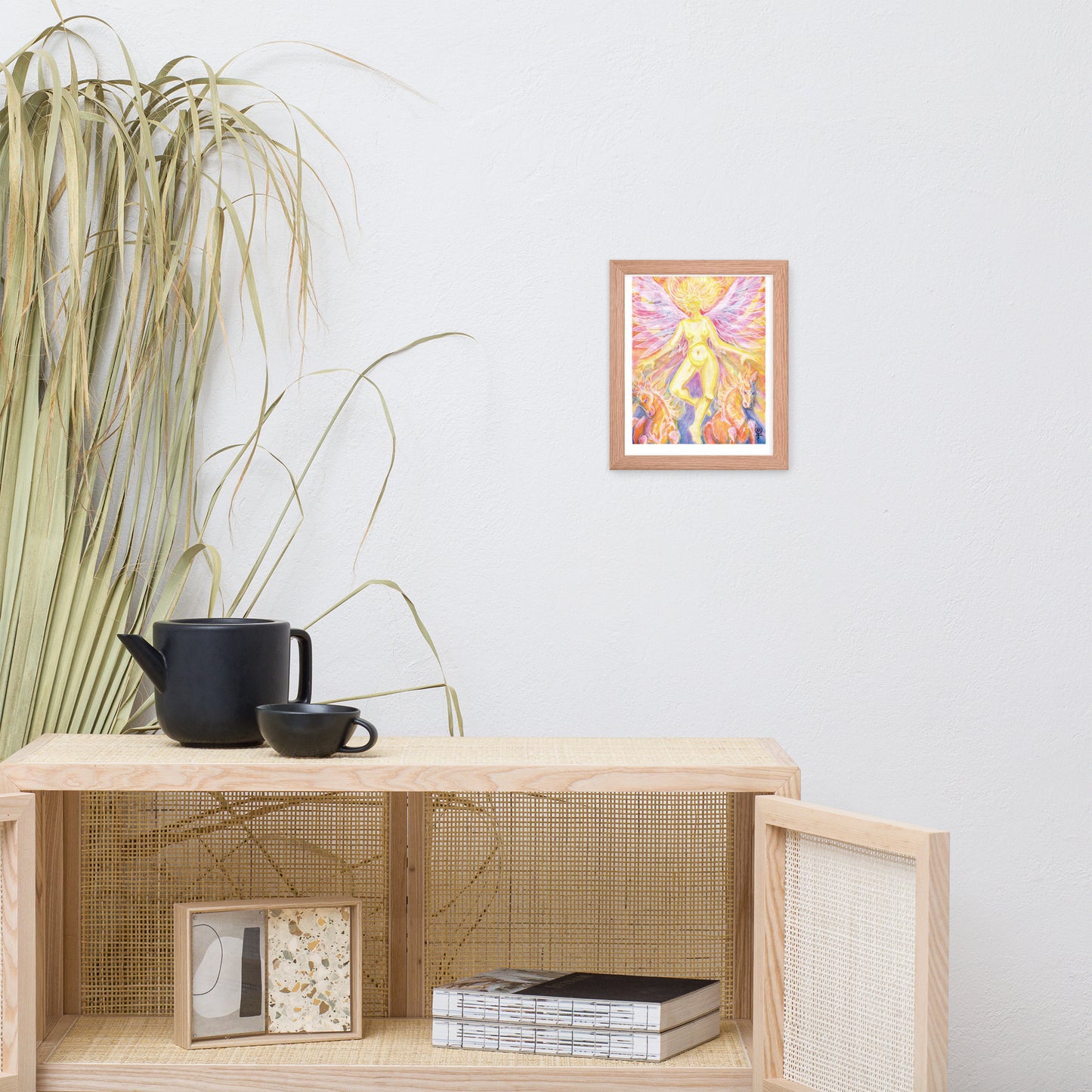 Eos Goddess of the Dawn Framed Poster