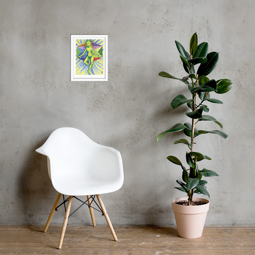 Theia Goddess of Light Framed Poster
