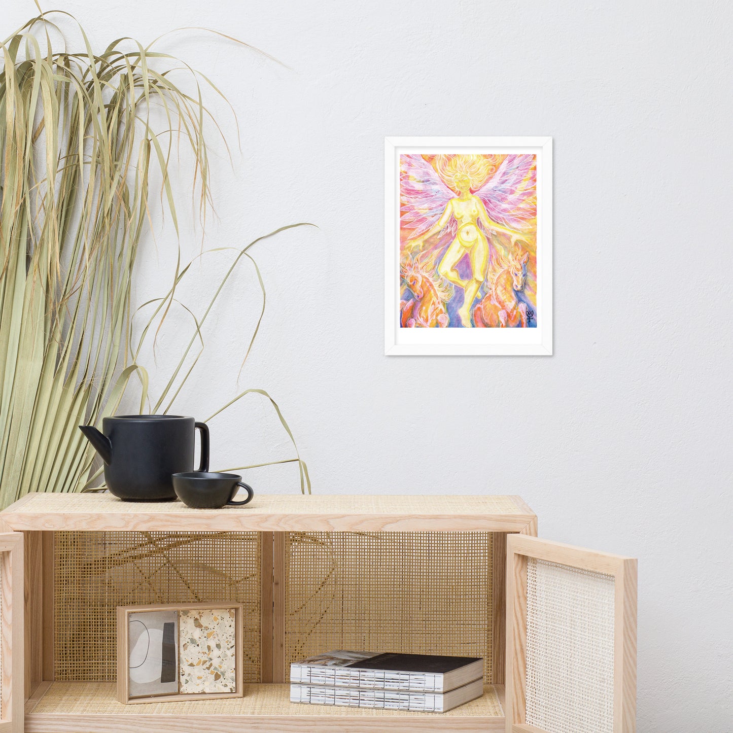 Eos Goddess of the Dawn Framed Poster