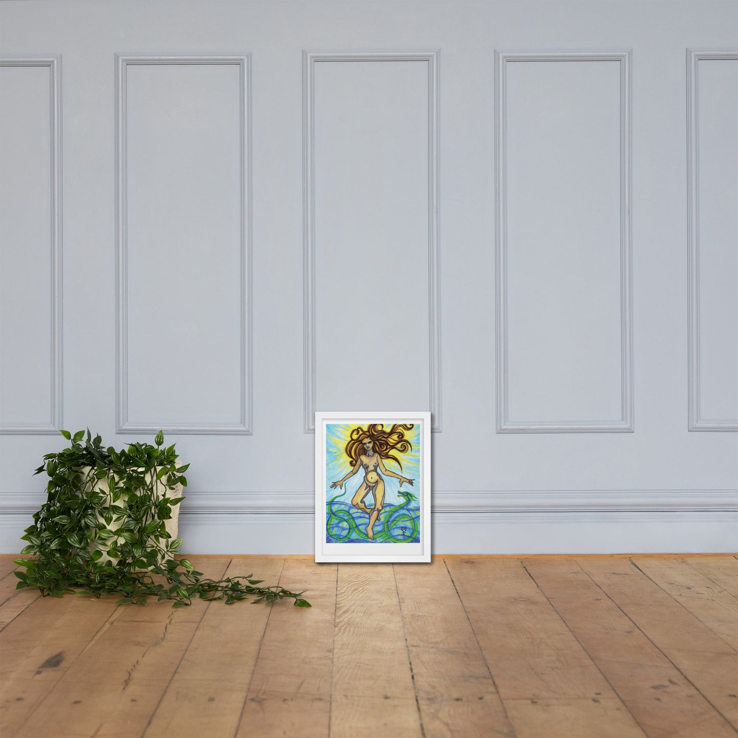 Tethys Primordial Mother Framed Poster
