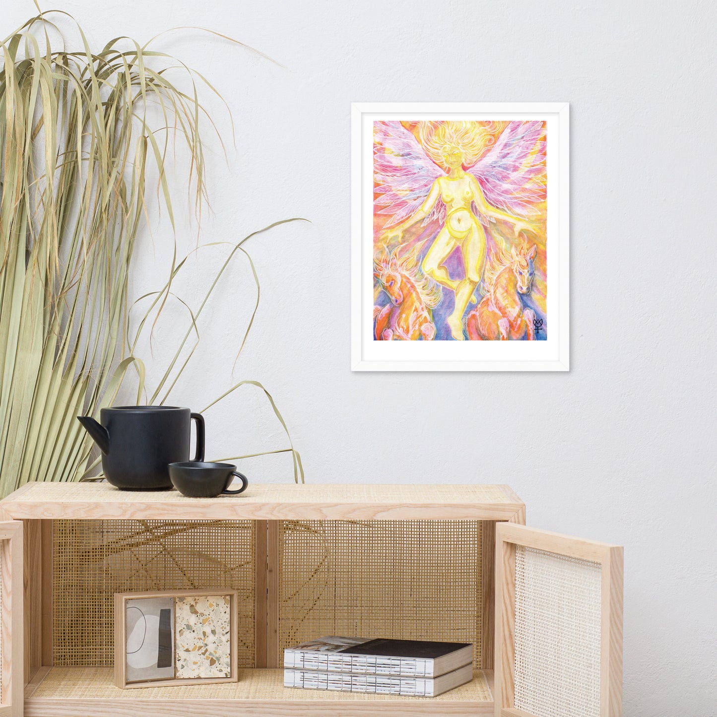 Eos Goddess of the Dawn Framed Poster