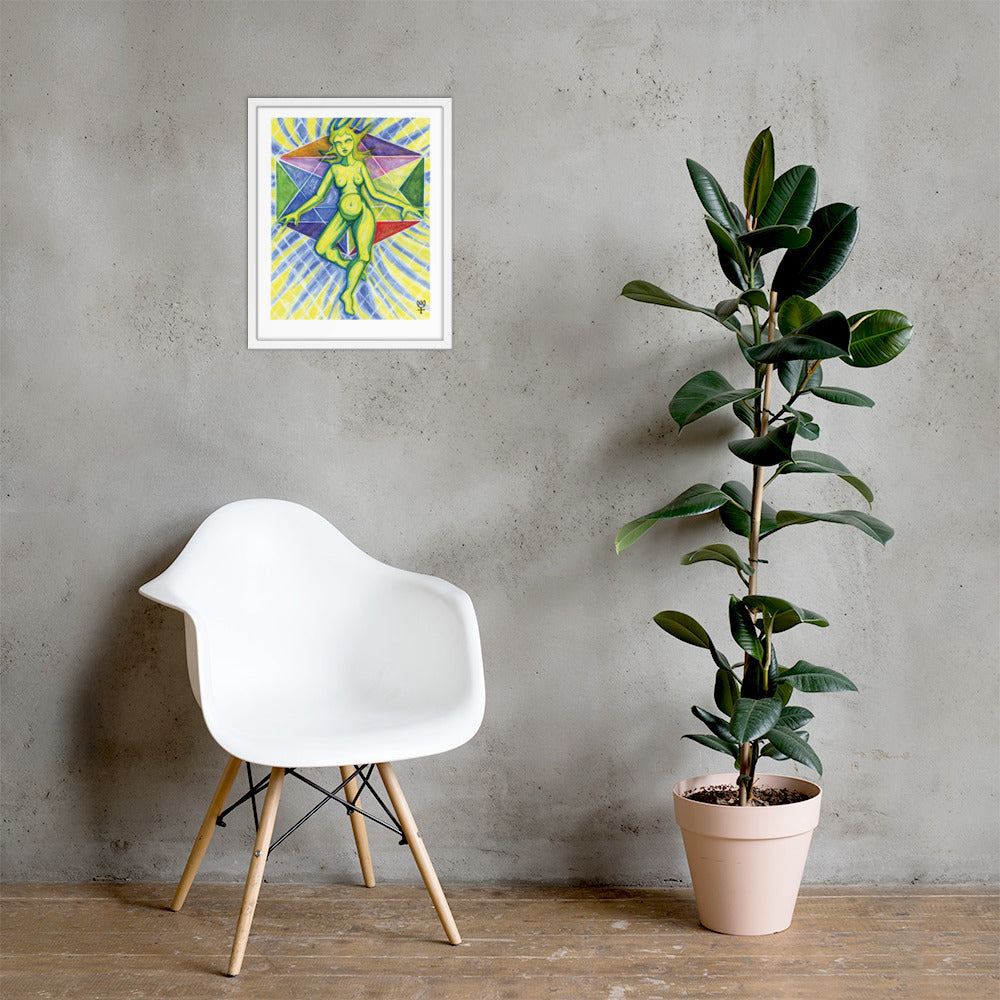 Theia Goddess of Light Framed Poster