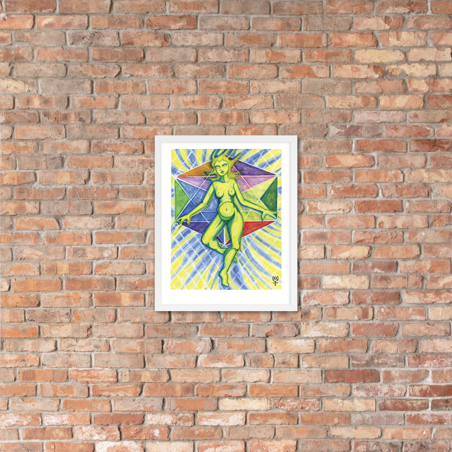 Theia Goddess of Light Framed Poster
