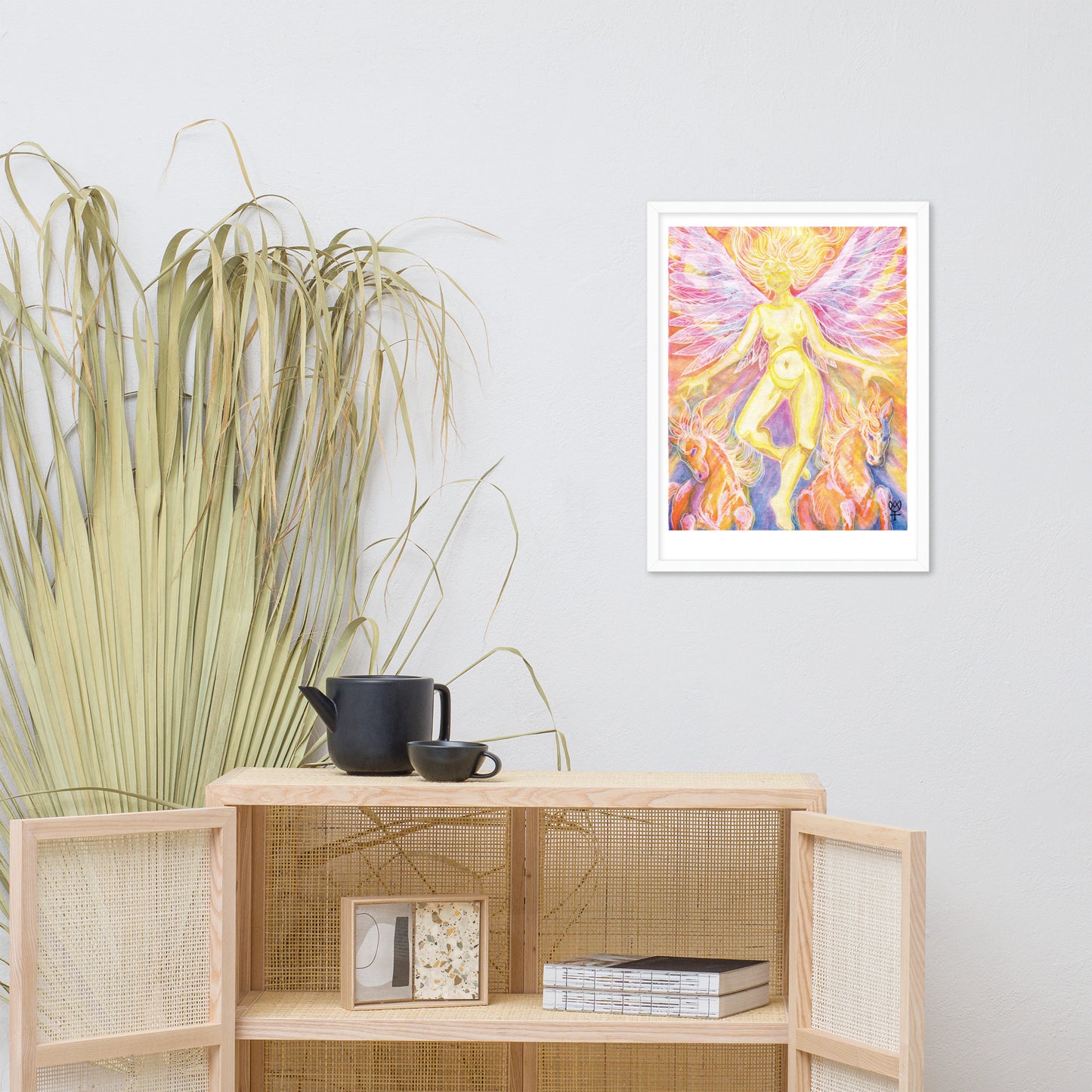 Eos Goddess of the Dawn Framed Poster