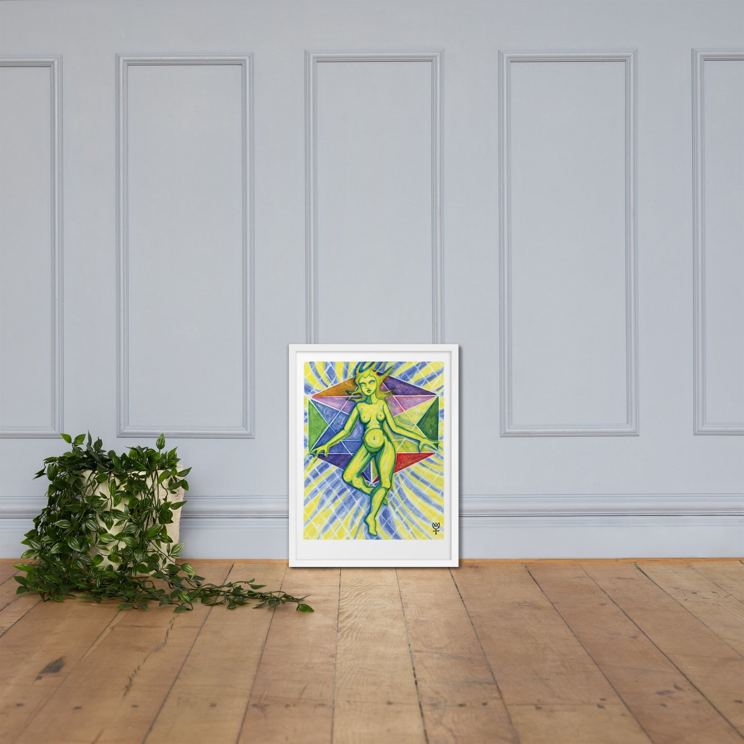 Theia Goddess of Light Framed Poster