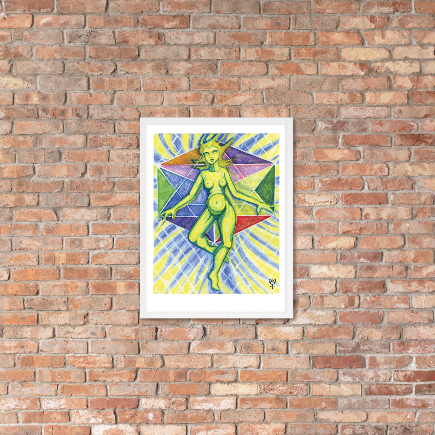 Theia Goddess of Light Framed Poster