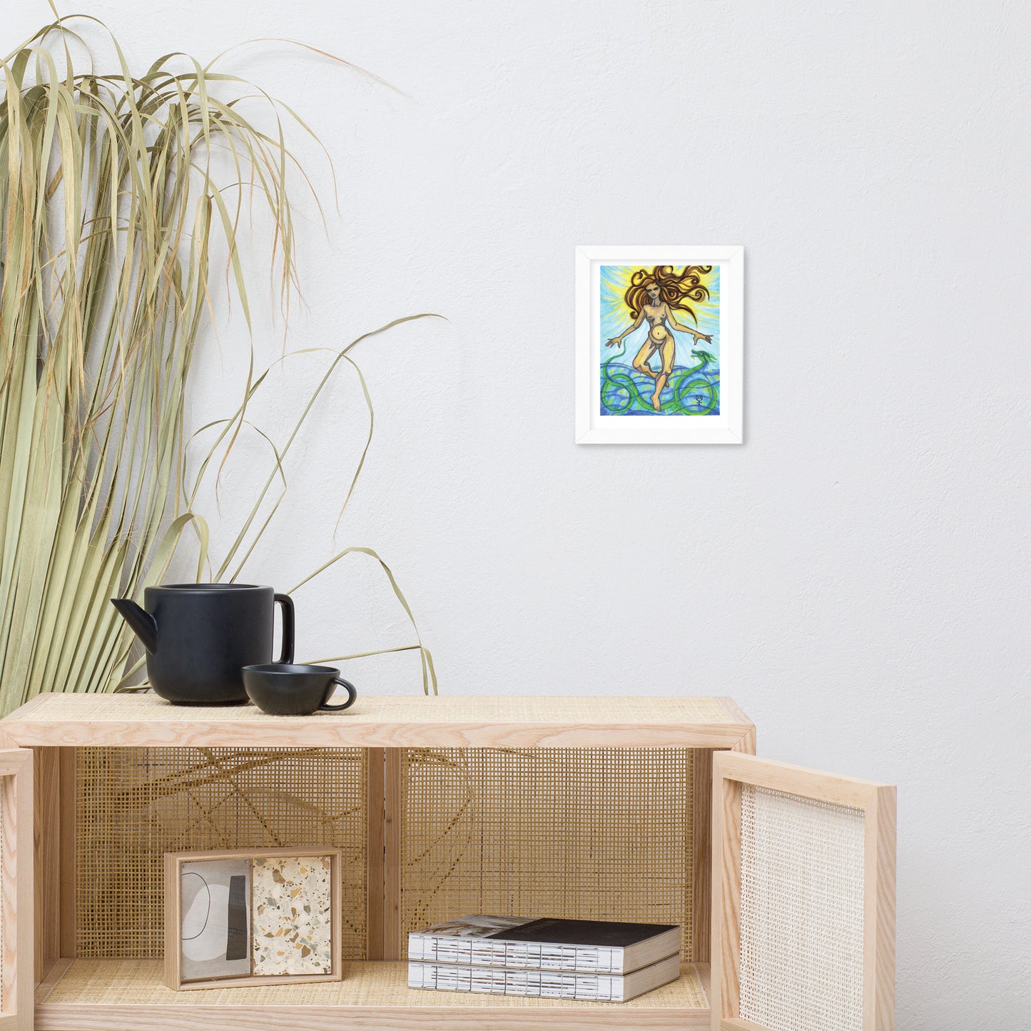 Tethys Primordial Mother Framed Poster