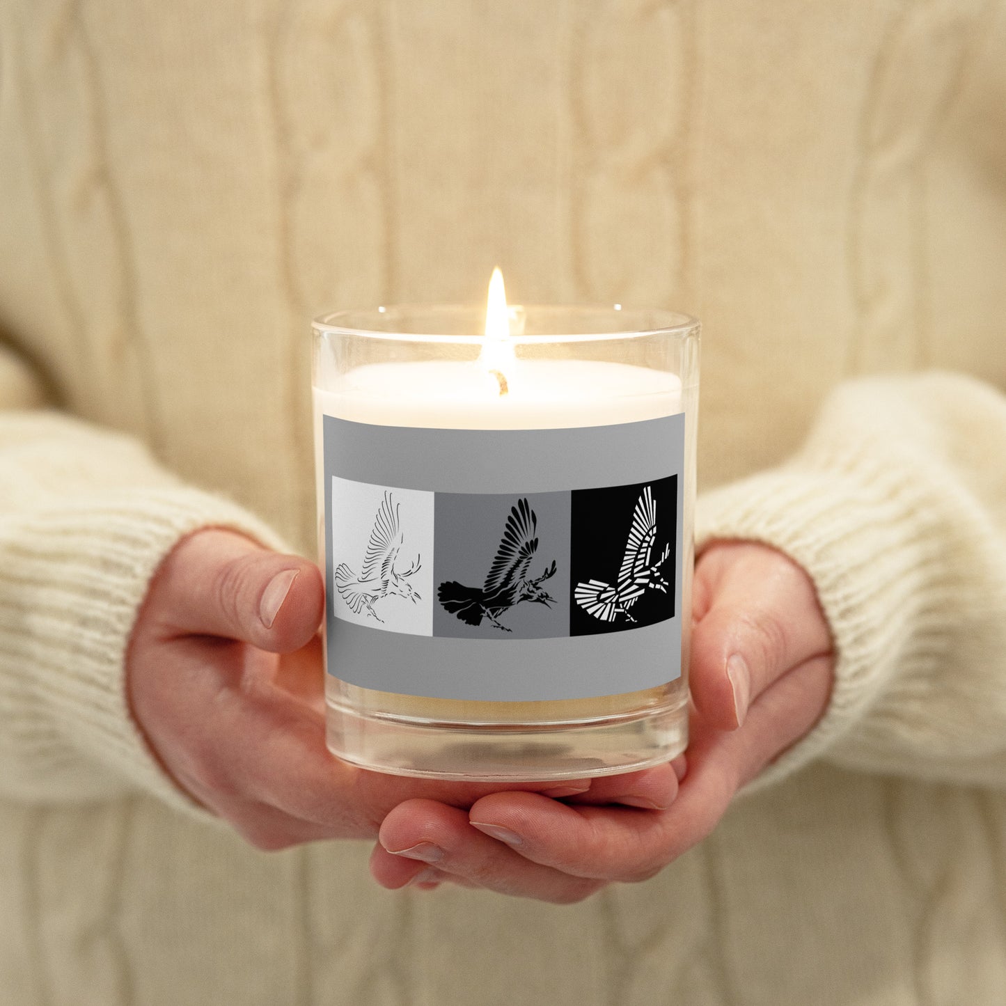 Murder by Numbers Glass Jar Soy Wax Candle