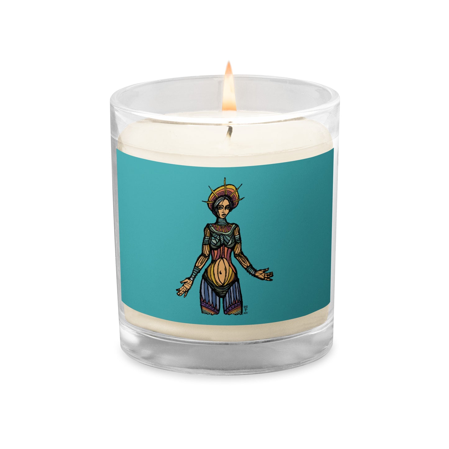 Liberty Stained Glass - Glass Jar Soy Wax Candle