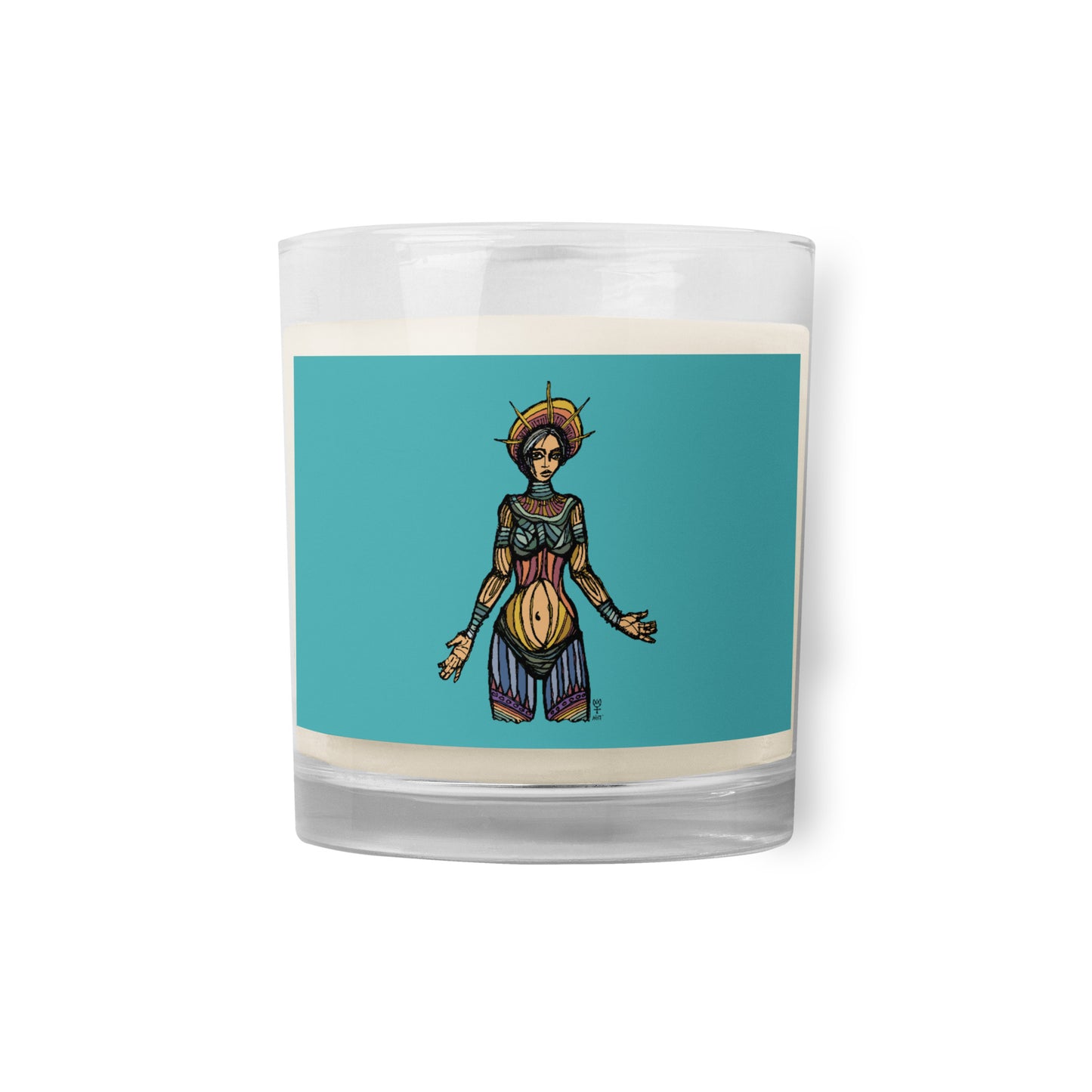 Liberty Stained Glass - Glass Jar Soy Wax Candle