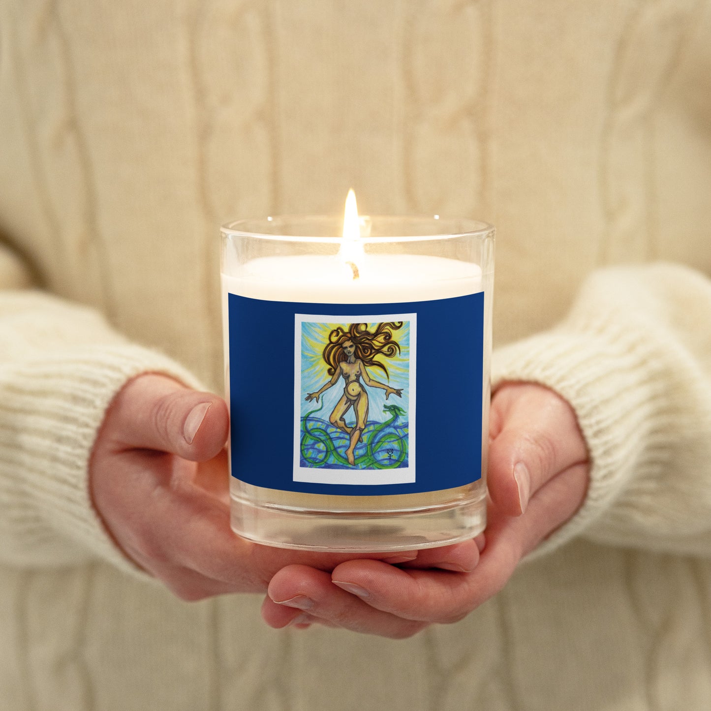 Tethys Primordial Mother Glass Jar Soy Wax Candle