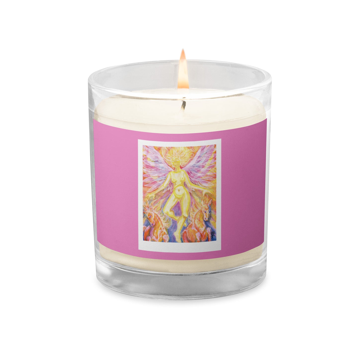Eos Goddess of the Dawn Glass Jar Soy Wax Candle