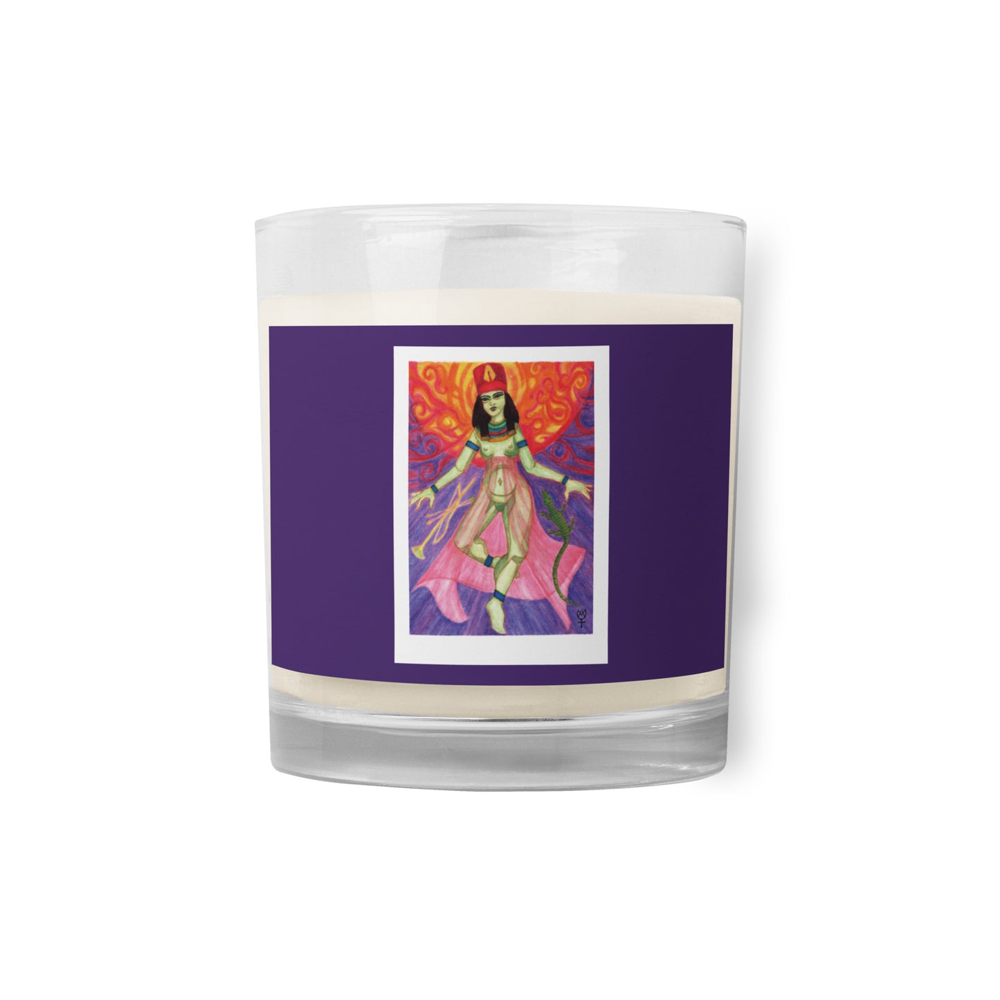 Neith Opener of the Ways Glass Jar Soy Wax Candle