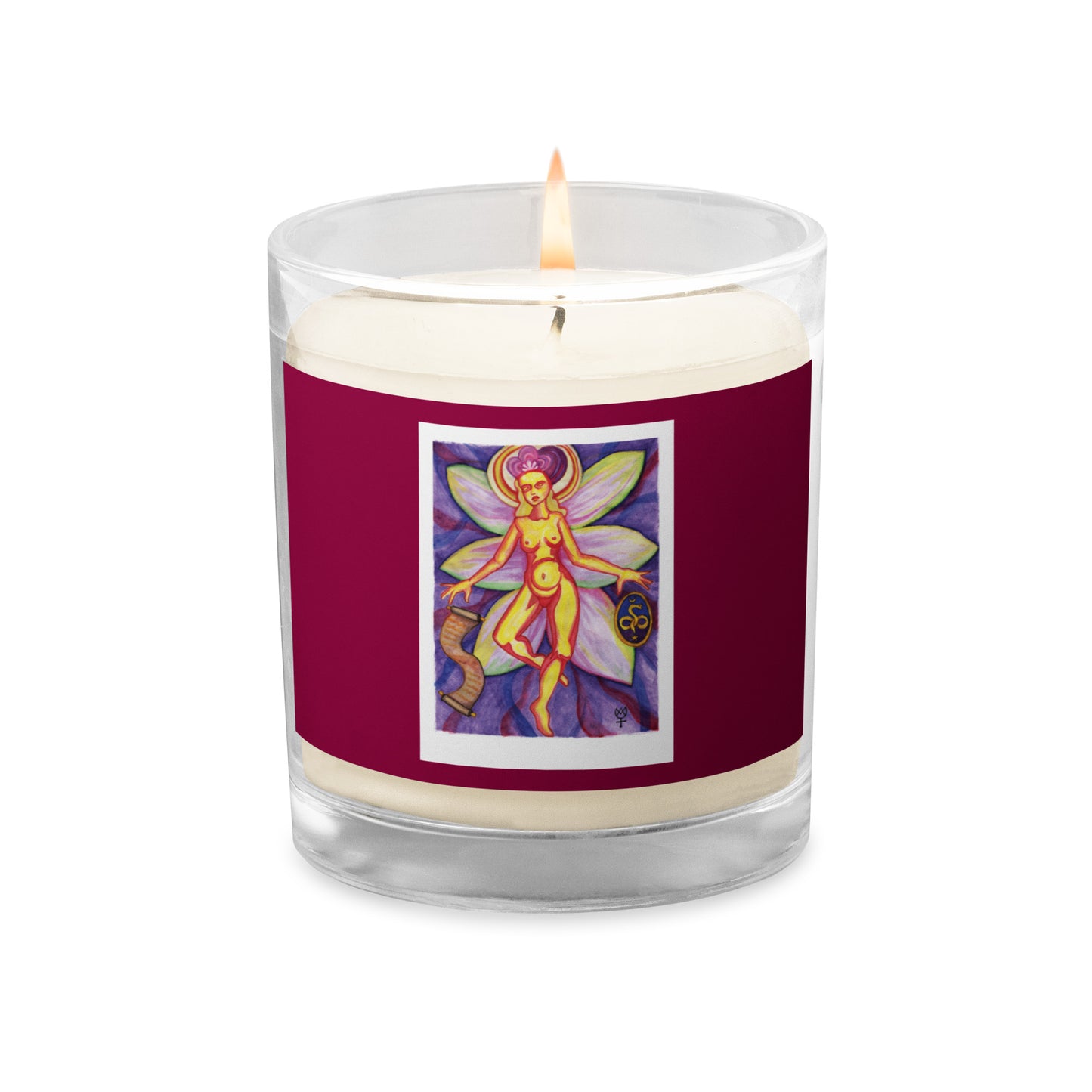 Sophia Mother of God Glass Jar Soy Wax Candle
