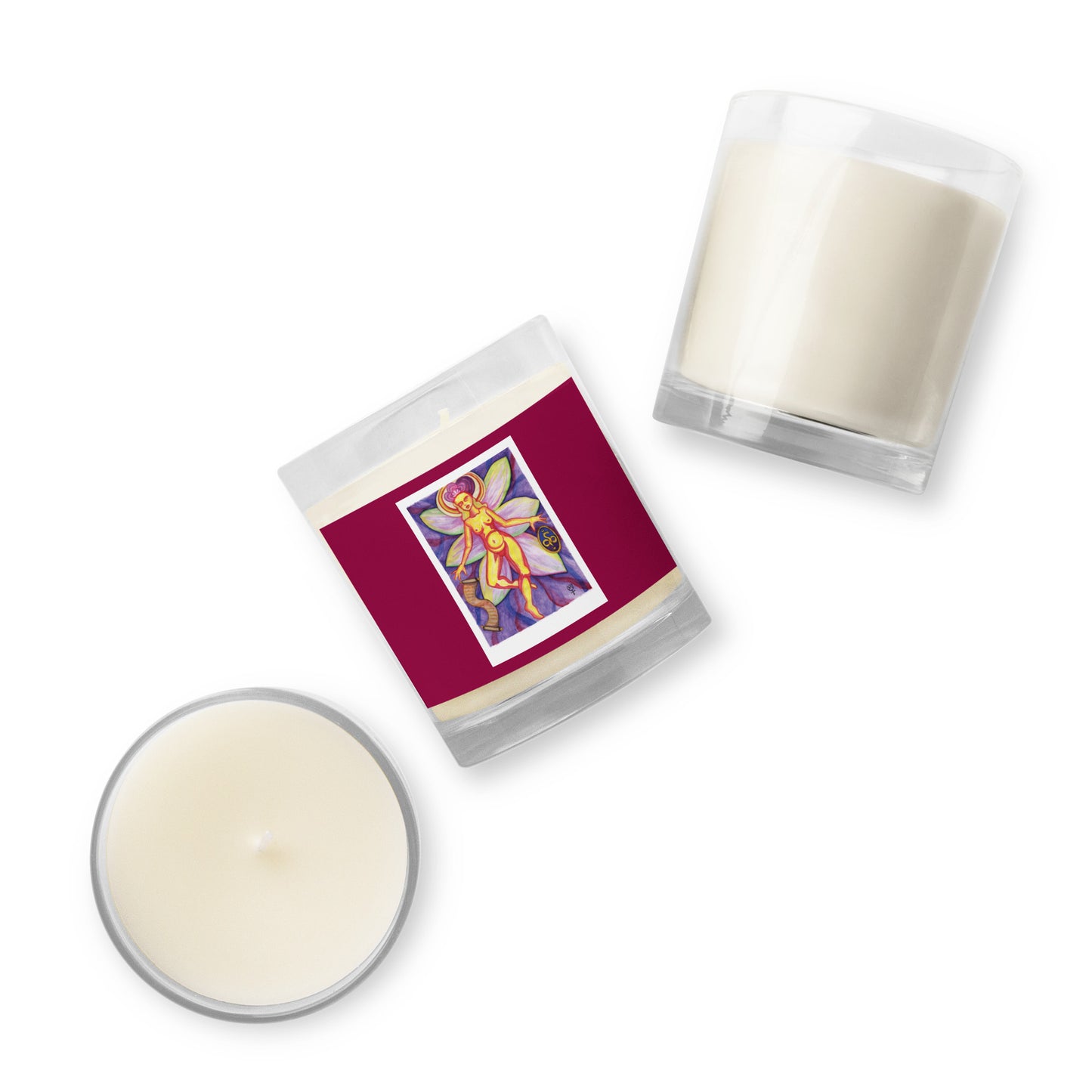 Sophia Mother of God Glass Jar Soy Wax Candle