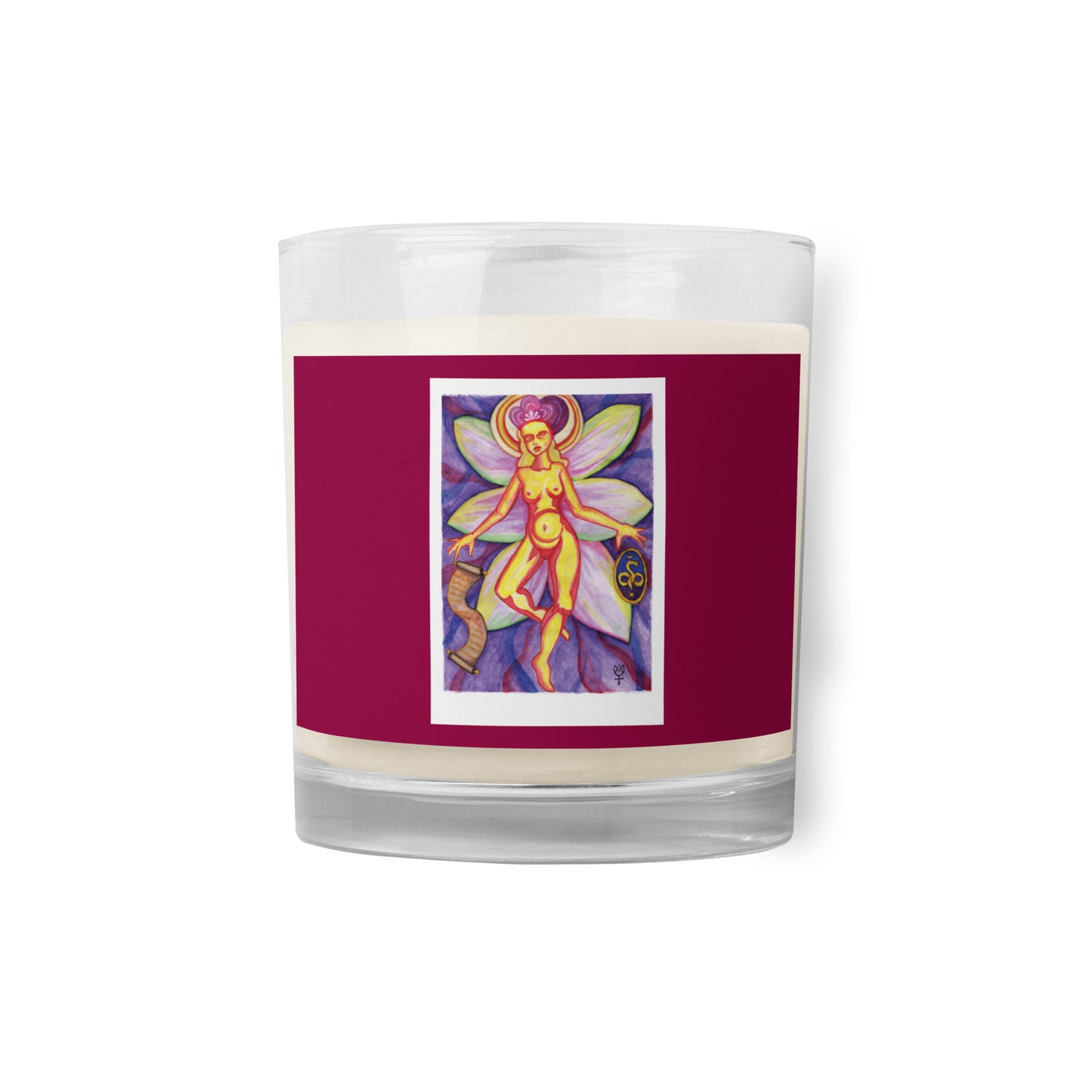 Sophia Mother of God Glass Jar Soy Wax Candle