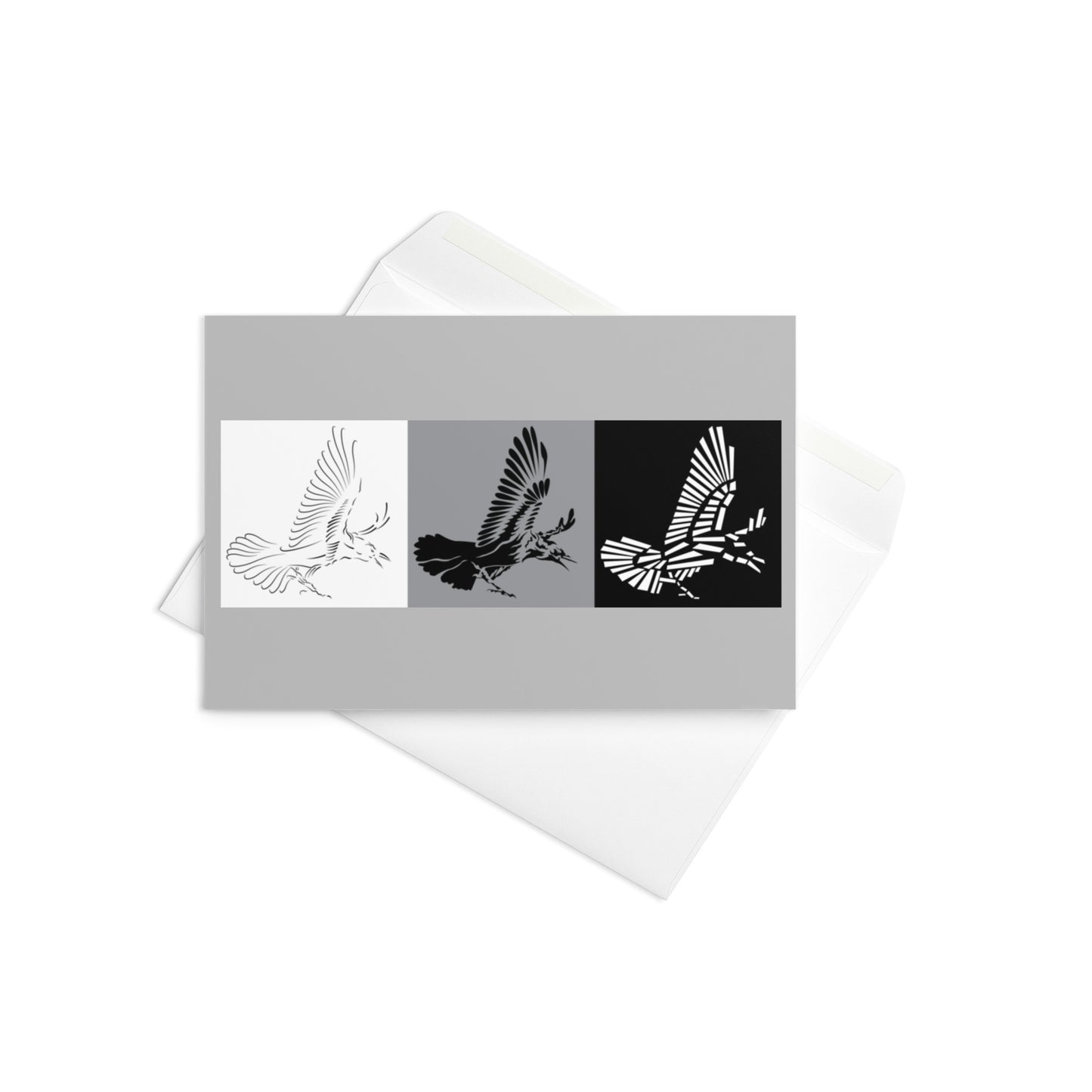 Murder Evolution Blank Greeting Card