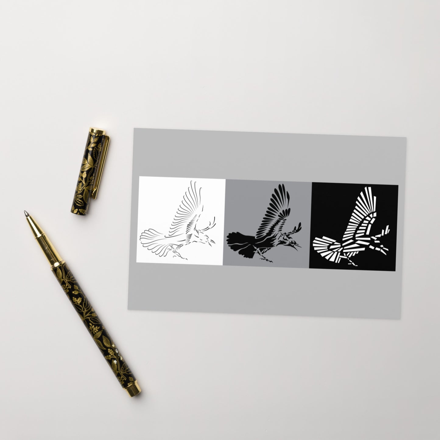 Murder Evolution Blank Greeting Card