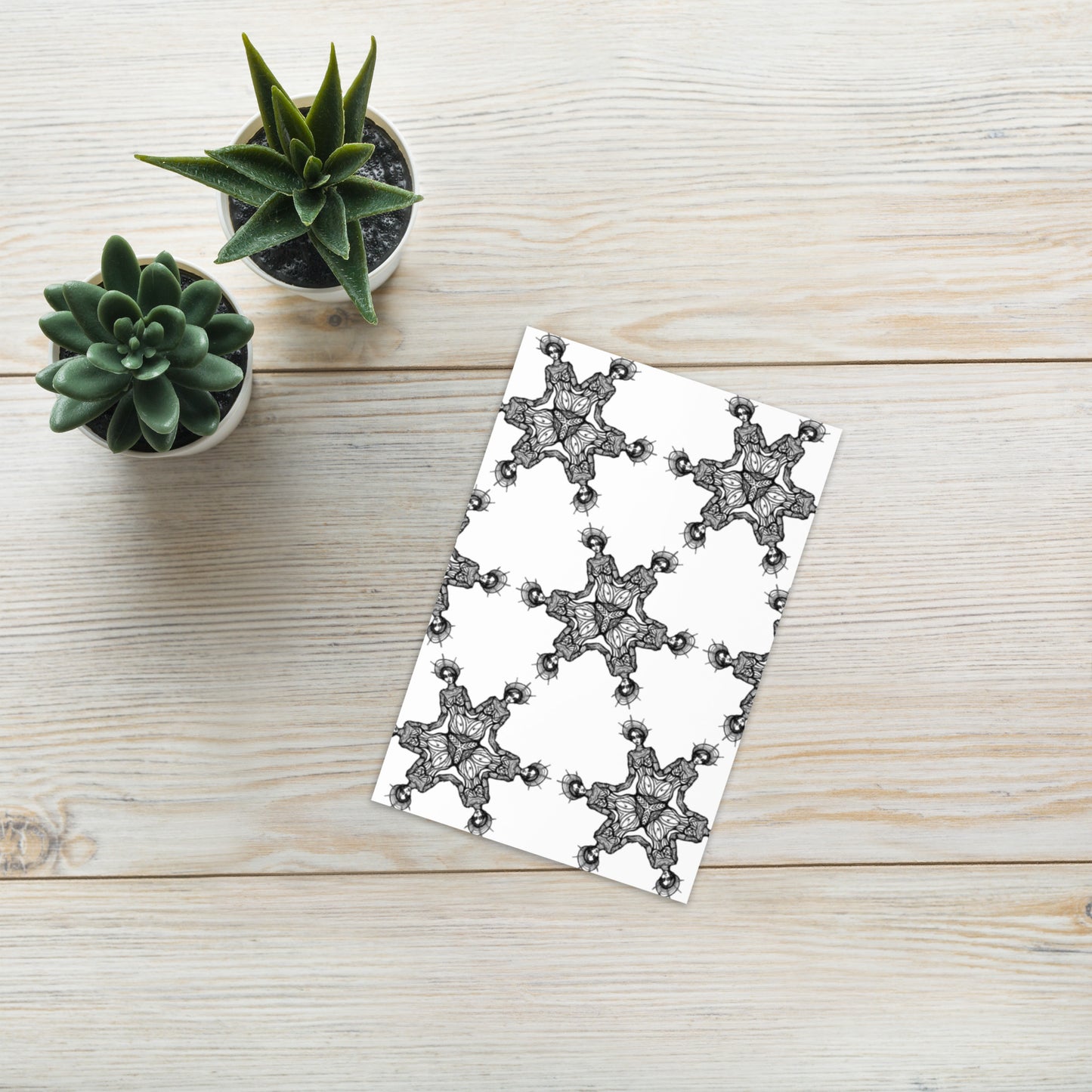Liberty Kaleidoscope Blank Greeting Card
