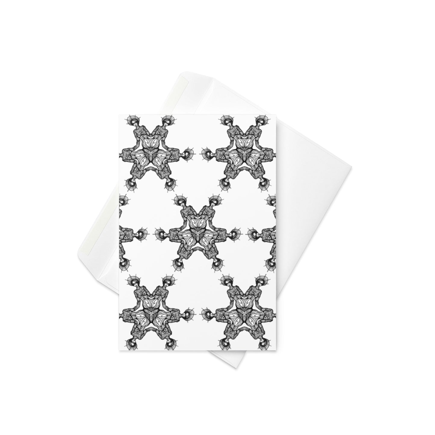 Liberty Kaleidoscope Blank Greeting Card