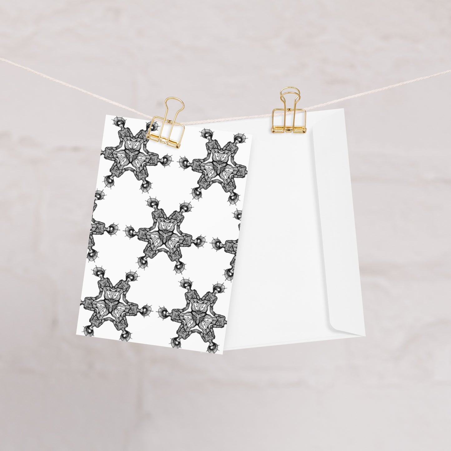 Liberty Kaleidoscope Blank Greeting Card