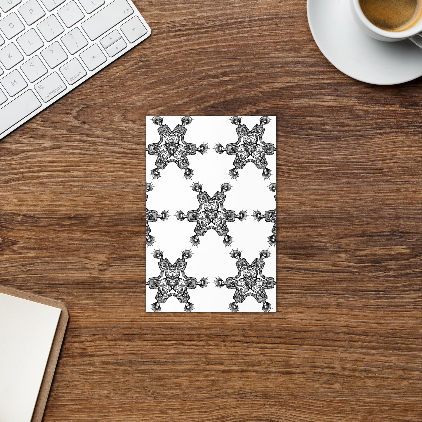 Liberty Kaleidoscope Blank Greeting Card