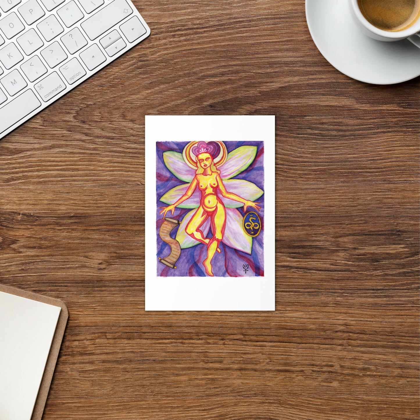 Sophia Mother of God Blank Greeting Card