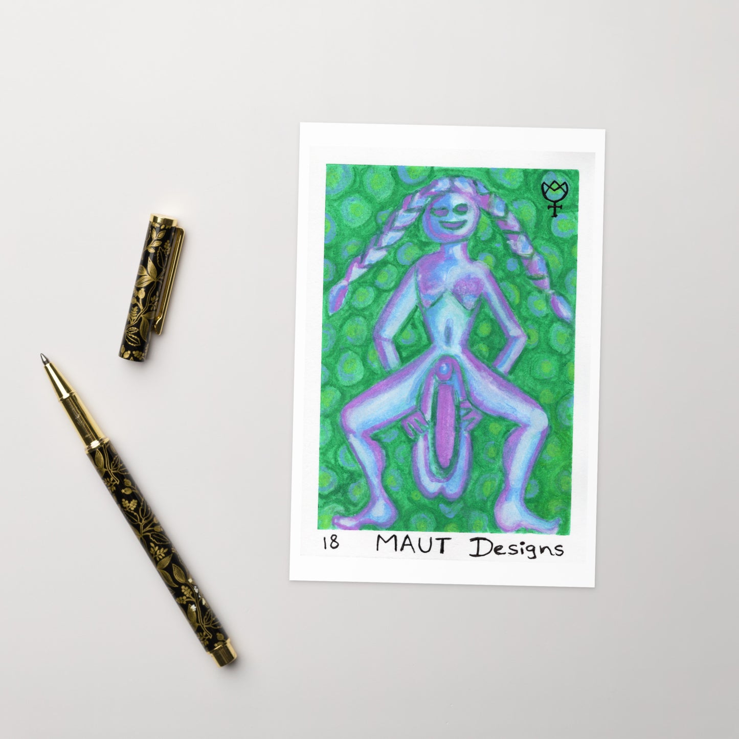 Sheela na Gig 18 Blank Greeting Card
