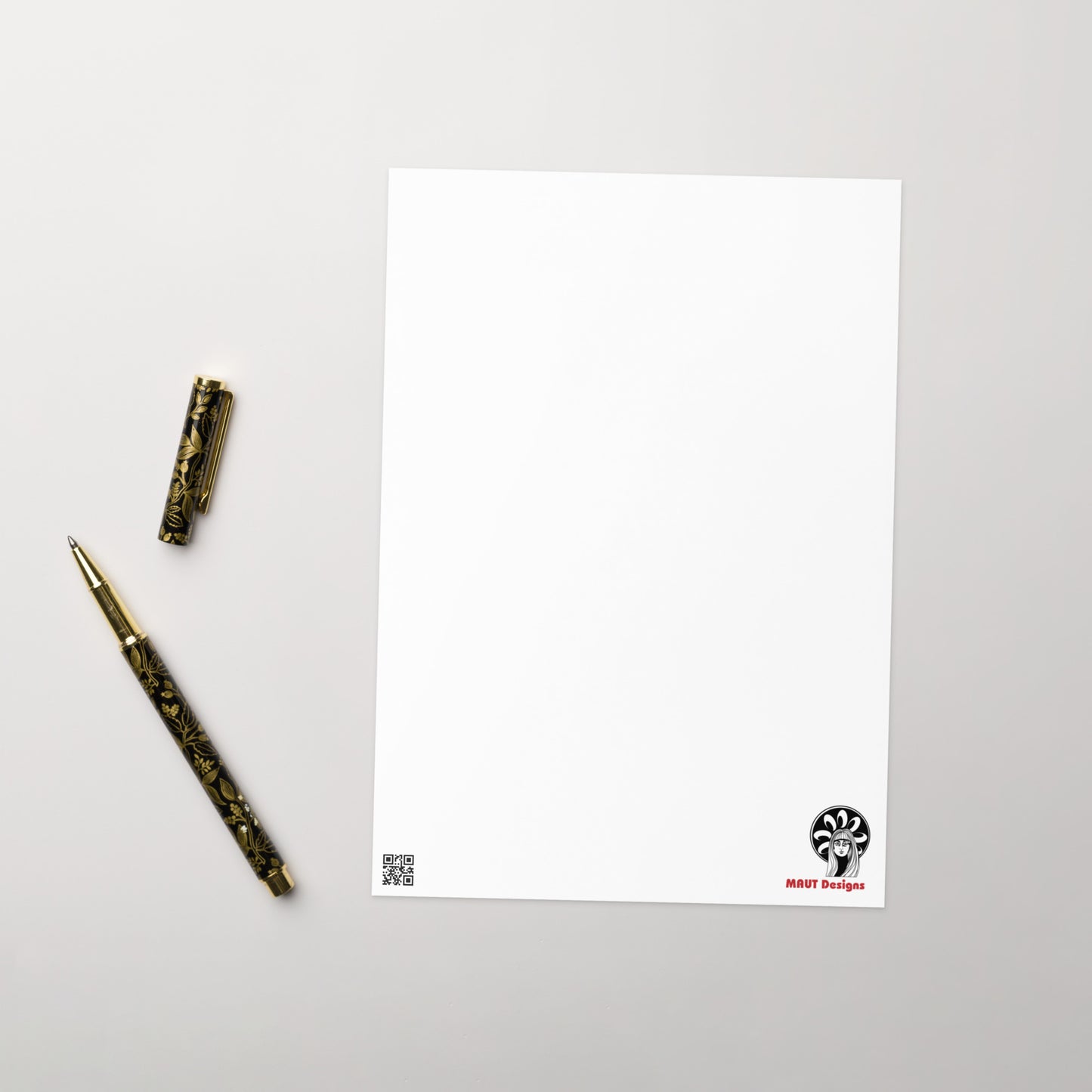 Berehynia with Sunflower Seeds Blank Greeting Card