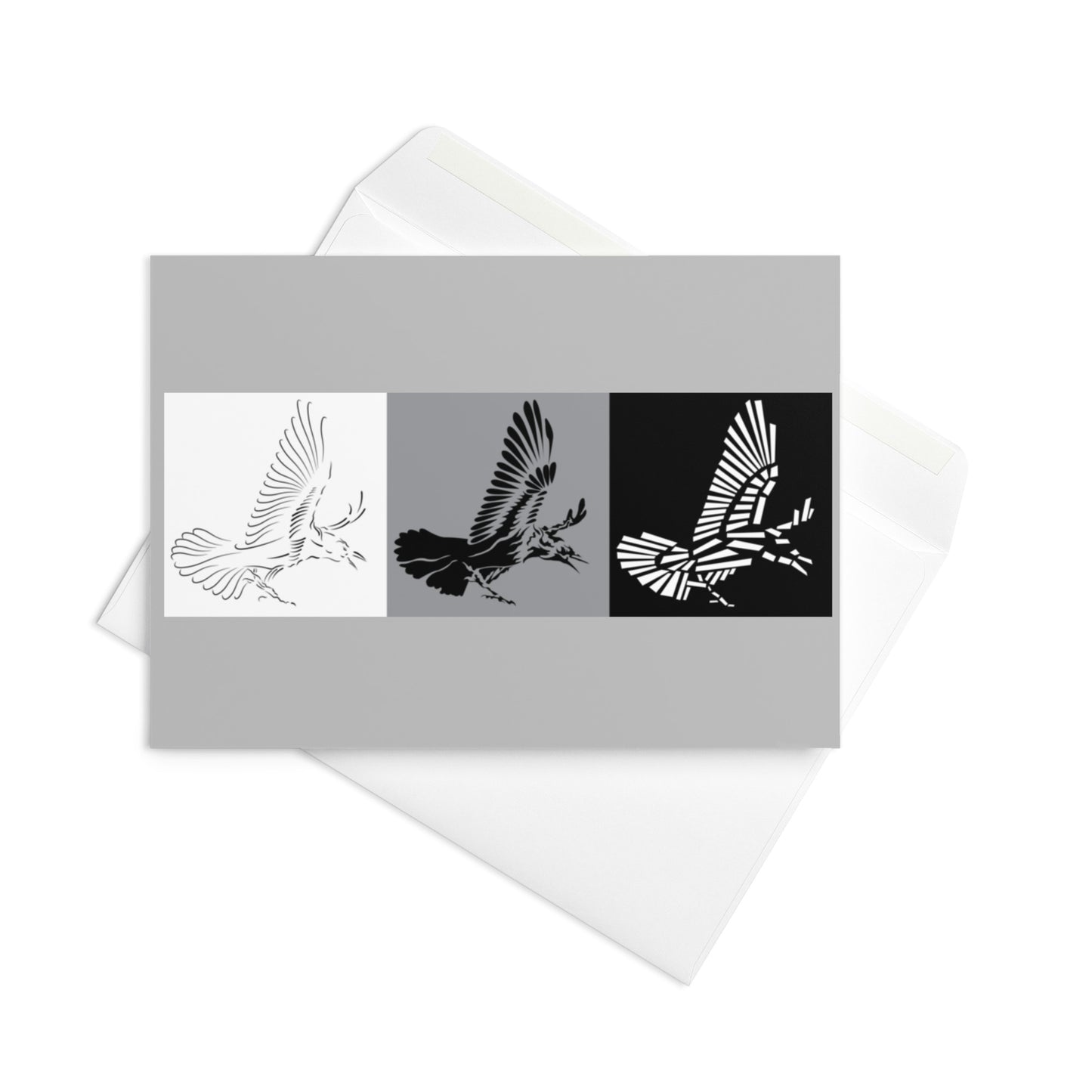 Murder Evolution Blank Greeting Card
