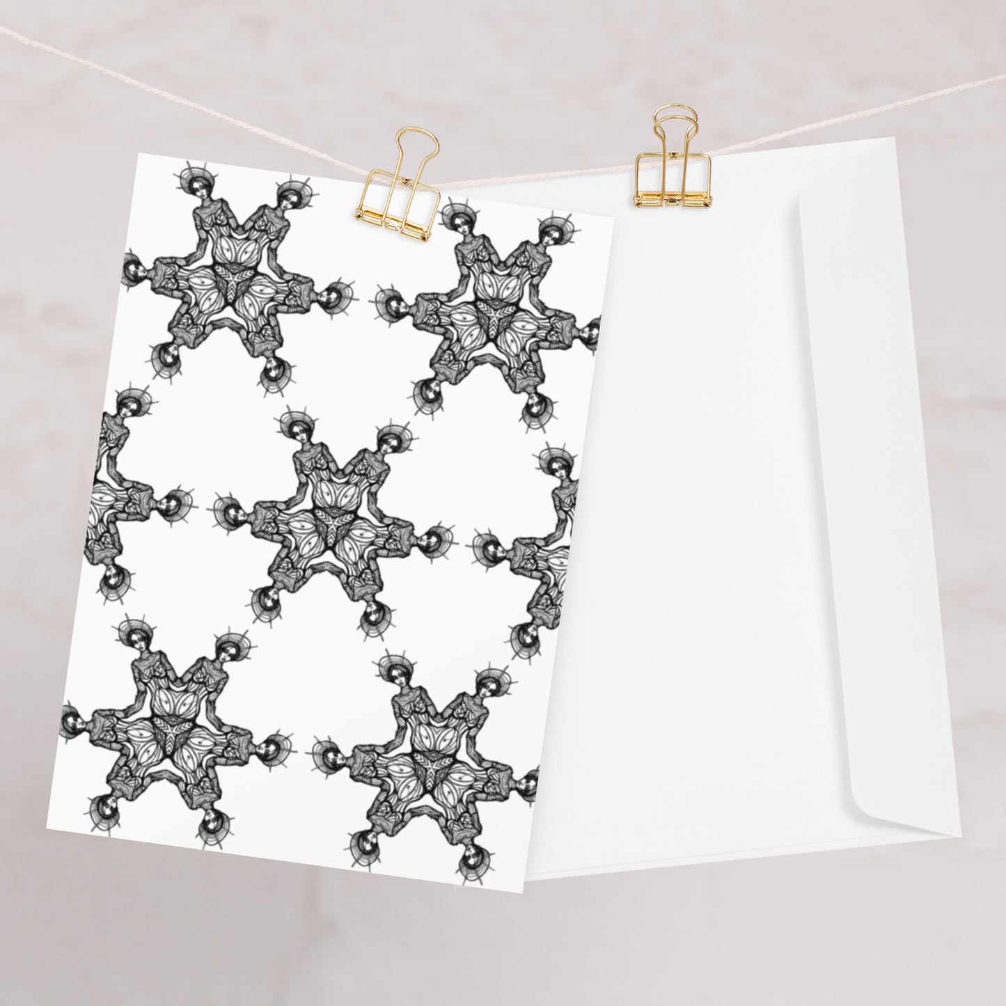 Liberty Kaleidoscope Blank Greeting Card