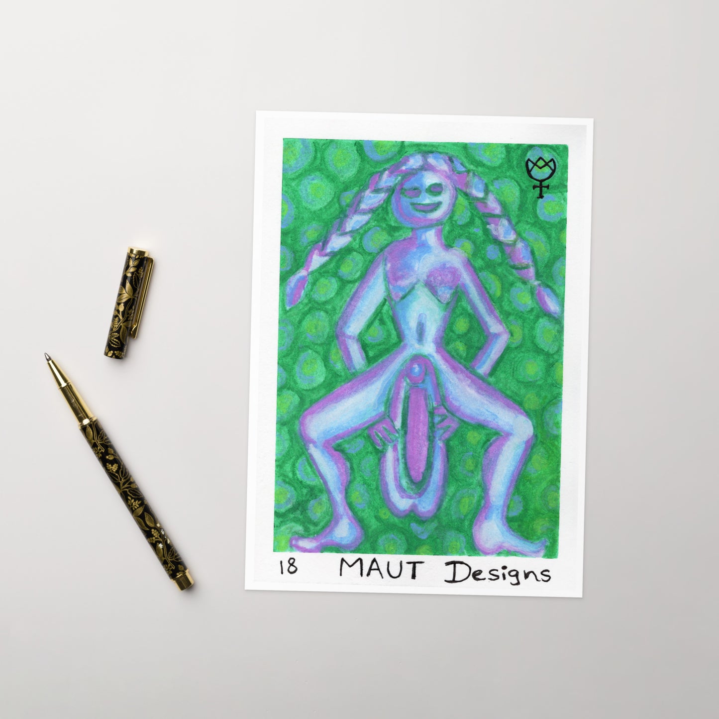 Sheela na Gig 18 Blank Greeting Card
