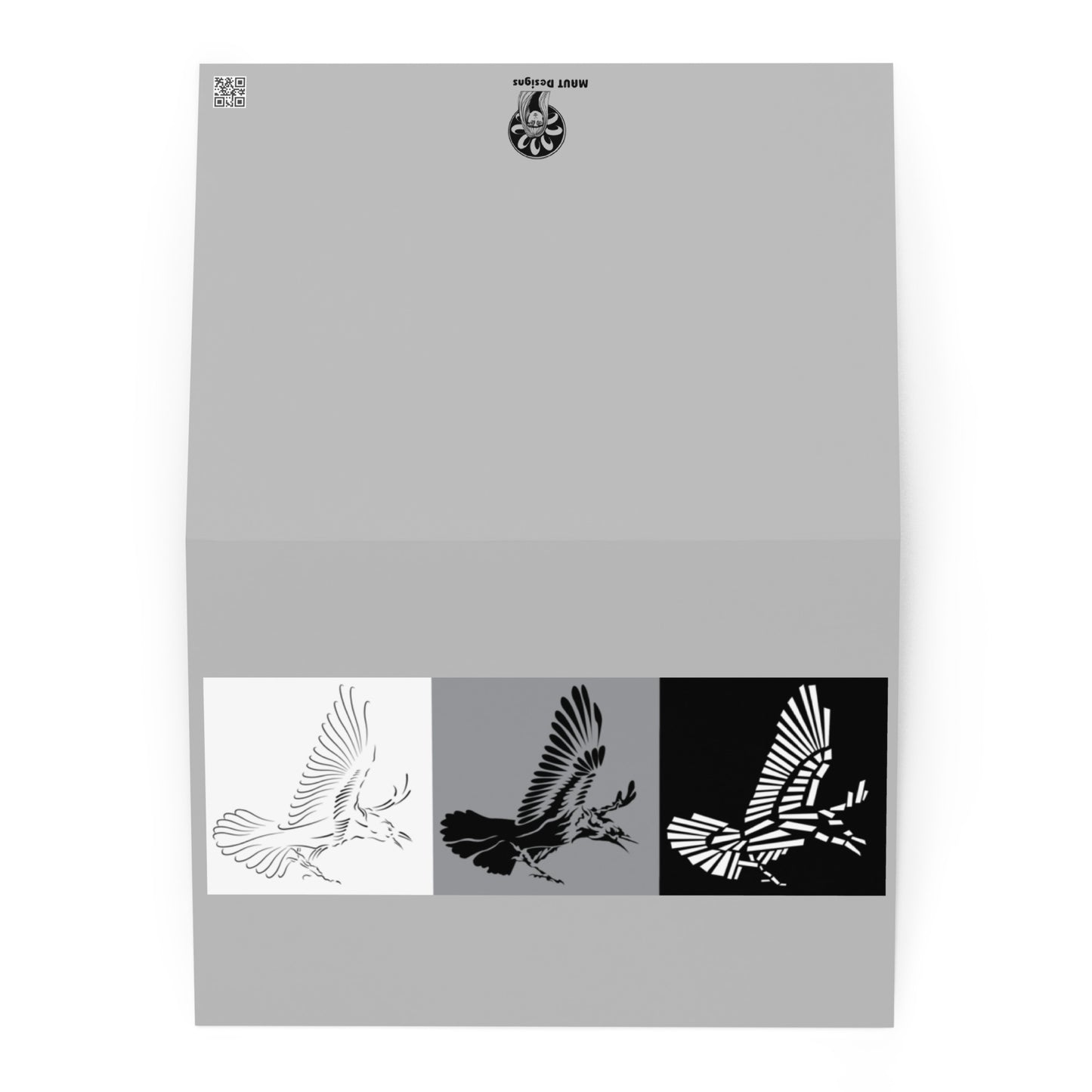 Murder Evolution Blank Greeting Card